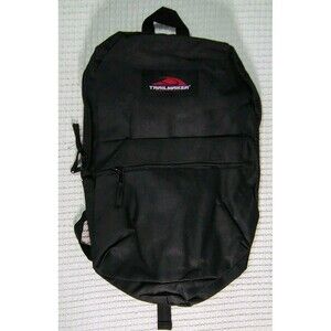 Trailmaker Classic 17 Inch Black Backpack Padded Outdoors Hiking Fishing Nature